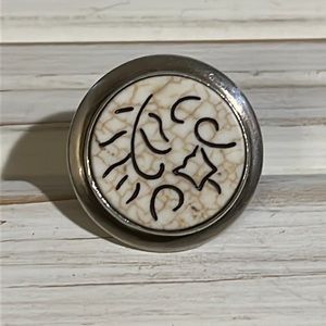 Silpada retired statement 925 ring R2031 Jasper